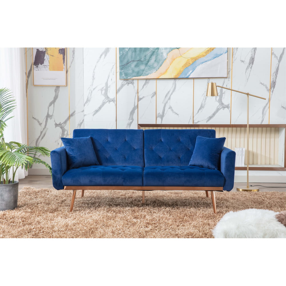 Navy Blue Modern by Dwell Patio/Outdoor Sofa Cushion NEW 