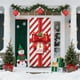 thumbnail image 4 of Seyotauo Merry Christmas Door Cover 35x71 Christmas Gift Box Present Hanging Banner Decoration Winter Holiday Bow Window Door Cover Stripes Ornaments Year Party Home Wall Outdoor, 4 of 9