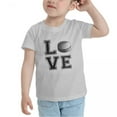 thumbnail image 3 of Hockey Love Cute Toddler T-Shirts for Boys Girls (Gray, 2T), 3 of 5