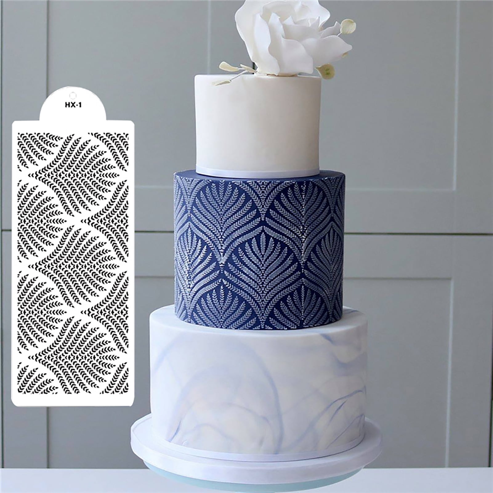 How to Stencil a Cake – Grated Nutmeg