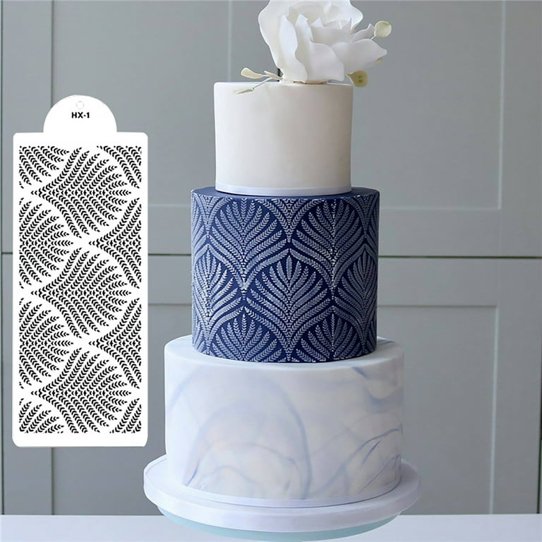 Wedding Cake Decoration Cake Stencil Fondant Molds Large Size Wedding Art  Deco Cake Stencil Side Plastic Template For Painting - Cake Tools -  AliExpress