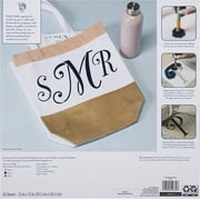 Hello Hobby Cardstock Stencil Set, 12 x 12, 26 Piece, Script Alphabet