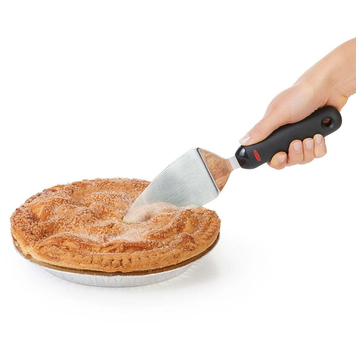 (4 pack) OXO Softworks Stainless Steel Pie Server with Non-Slip Handle