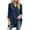 Womens Tops Long Sleeve Navy, variant on Womens Tops Oversized Plus Size Spring/ Fall Casual V-Neck Split-Hem Long-Sleeve Maxi Tunic Tops Blue XXL