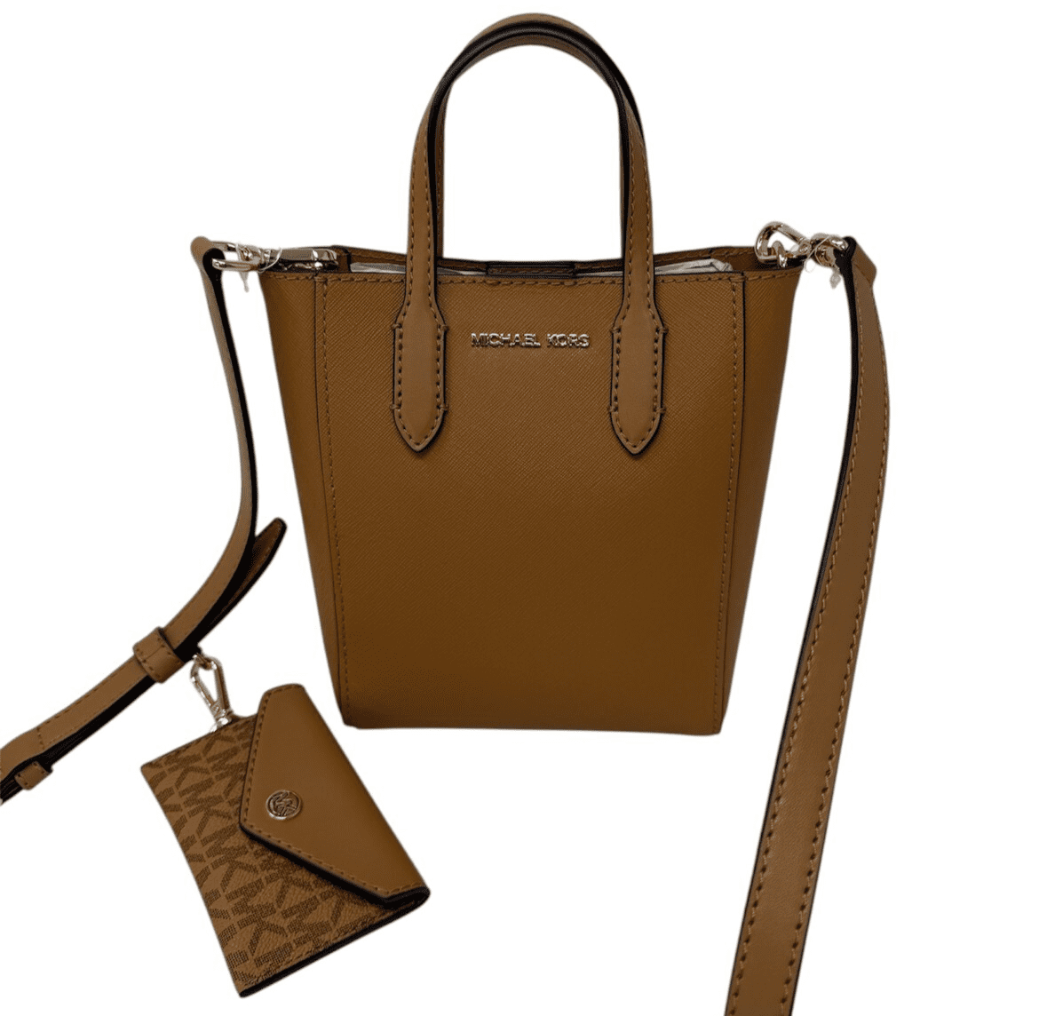 Michael Kors Carmen XS Leather Handbag, Black, Shoulder Bag