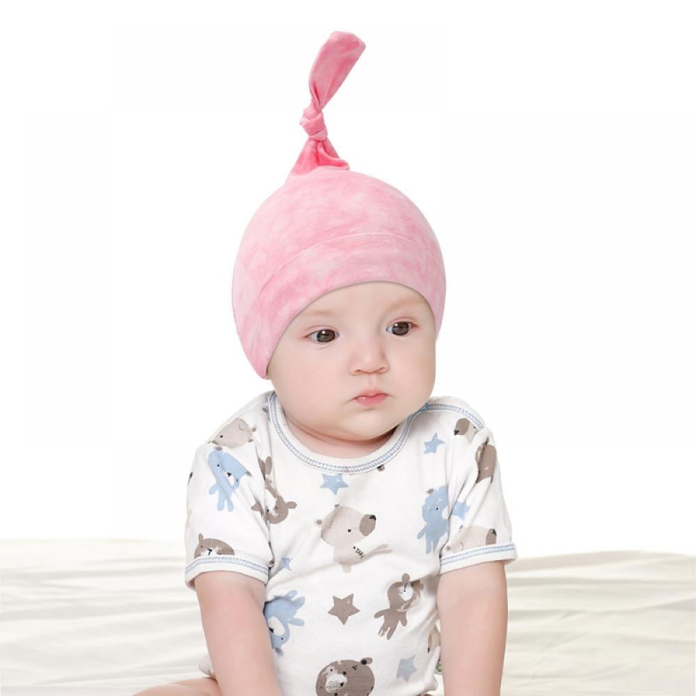 Lovely Baby Newborn Toddler Infant Boy Girl Kid Cotton Knot Sleep Hat Cap Beanie 