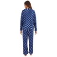thumbnail image 2 of EFINNY Women's Pajama Set Long Sleeve Sleepwear Polka-Dotted Nightwear Soft Pjs Lounger Sets,S-XXL, 2 of 8