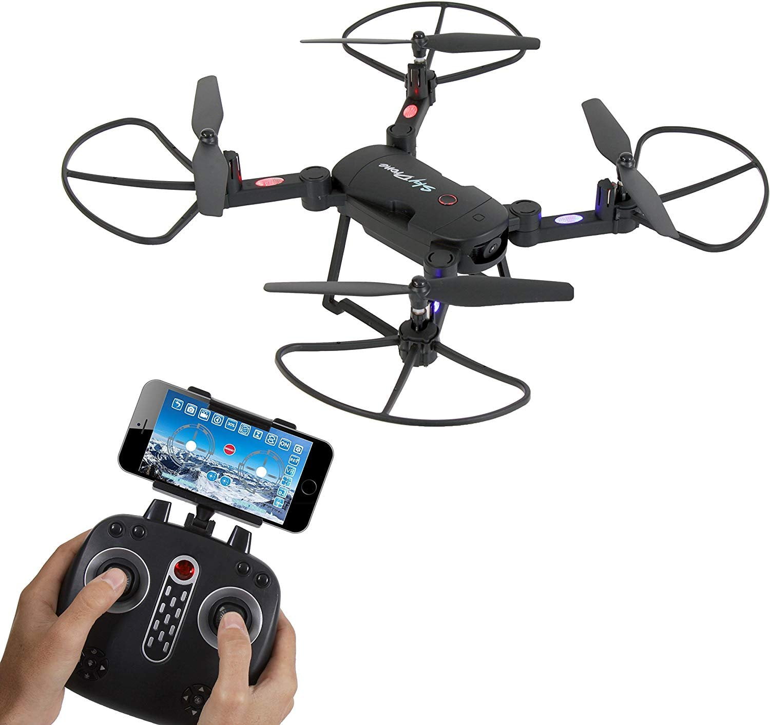 SereneLife Quadcopter - 2.4Ghz Wireless Remote Controlled UAV Drone with 6-Axis Headless Mode