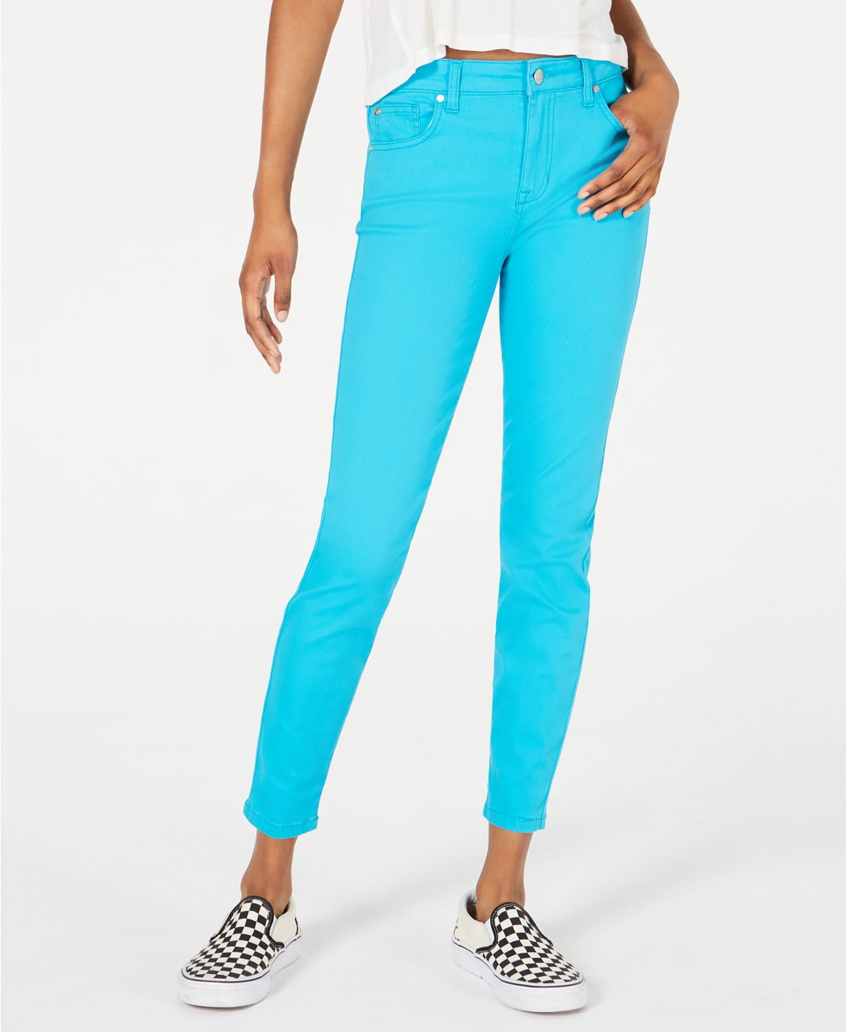 Ankle Skinny Jeans Blue 