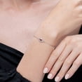 thumbnail image 3 of Angara Natural Bezel-Set 1.4 ct Ruby and Diamond Evil Eye Bracelet for Women in 14K Yellow Gold – July Birthstone Jewelry | Round Ruby Bracelet, 3 of 8