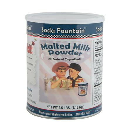 Soda Fountain Milkshake Malted Milk Powder - 2.5 lb Resealable