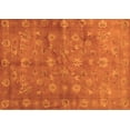 thumbnail image 1 of Ahgly Company Indoor Rectangle Abstract Orange Contemporary Area Rugs, 4' x 6', 1 of 1
