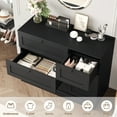 thumbnail image 5 of Homfa 6 Drawer Balck Dresser for Bedroom, Wood Chest of Drawers, Storage Cabinet for Living Room, 5 of 7