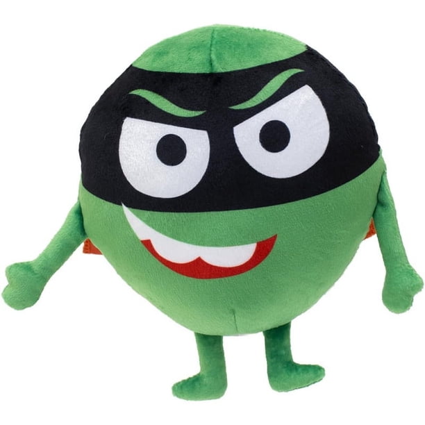 Peluche Evil Peas, oso de peluche Supertatos Evil Peas, 16 cm