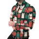 thumbnail image 2 of Seeotter Men Women Button Down Shirts Christmas Long Sleeve Funny Ugly Xmas Graphic Blouse Casual Shirts Holiday Tee, 2 of 7