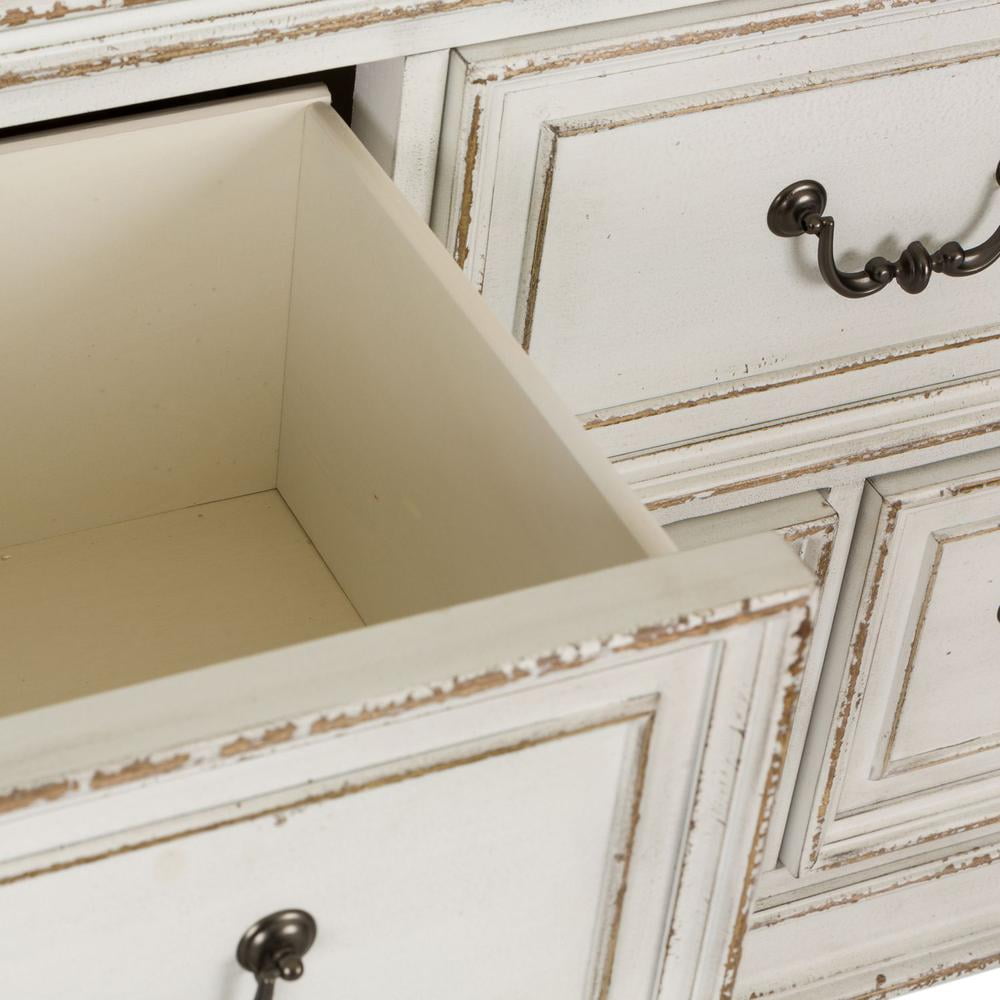 Abbey Park White 7 Drawer Dresser