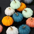 thumbnail image 6 of 1PC Small Pumpkins for Decorating - Small Fall Decorative Pumpkins, Artificial Pumpkins for Halloween Decor Thanksgiving Decor, Autumn Halloween Home Party Thanksgiving Party Holiday Decor, 6 of 9