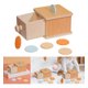 thumbnail image 4 of Caja de Monedas de Madera Montessori Shaoke Aprendizaje Temprano 11 cm x 12,5 cm x 8 cm, 4 of 5
