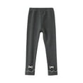 thumbnail image 2 of RXIRUCGD Child's Summer Solid Color Leggings Warm Cute Style Pants( Dark Gray, Size:7 Years ), 2 of 3