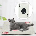 thumbnail image 3 of Alfombrilla rascadora para gatos con forma de póquer Garras abrasivas para gatos que evita daños en los muebles Juguetes para gatos alfombras Pala A Sunnimix Almohadilla para rascar para gatos, 3 of 7