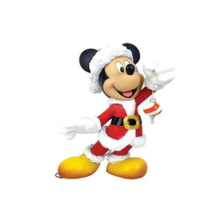 15" Enesco Disney Showcase Mickey Mouse Christmas Santa Modern Statue Figurine 6009029