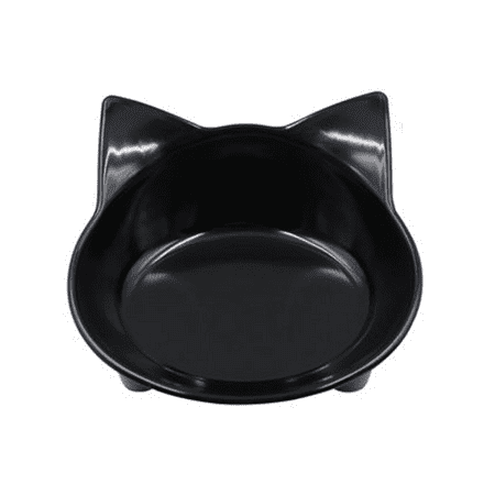 Legendog Anti  Slip  Cat  Food Bowl Black Walmart com