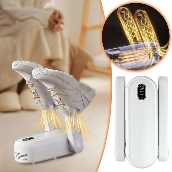 100Fens Timing Quick Drying Shoe Dryer Portable Foldable Shoe Dryer Constant Temperature Dehumidification And Deodorization Shoe Dryer