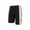Black, variant on Paiwinds Men's Solid Color Elastic Waist Athletic Shorts with Pocket - Nylon Spandex Running Basketball Shorts for Outdoor Fitness Workouts and Casual Wear