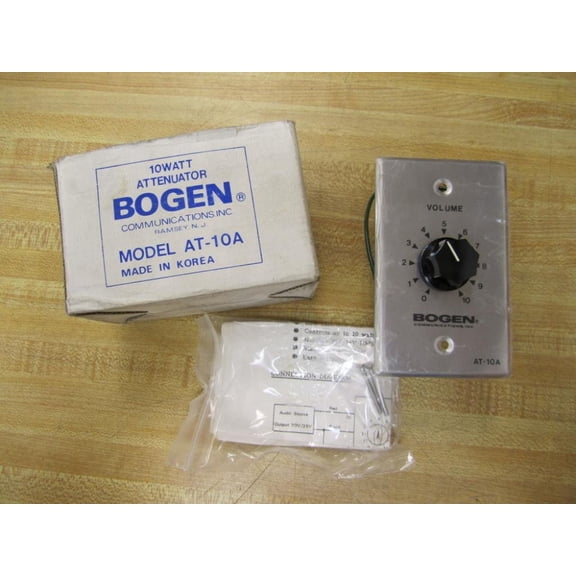 Bogen 10 Watt Attenuator Single Gang