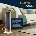 thumbnail image 3 of De'Longhi New 1500 W Ceramic Digital Tower Heater, 3 of 4