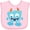 AD-Pink, variant on Inktastic Cute Monster, Blue Monster, Funny Monster, Horns Boys or Girls Baby Bib