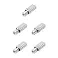 thumbnail image 1 of relayinert Type-c USB Adapter Cables Connector Data Transfer Universal Laptop Cellphone Computer Converter Connecting Adapters Straight Head/Grey 5PCS, 1 of 6