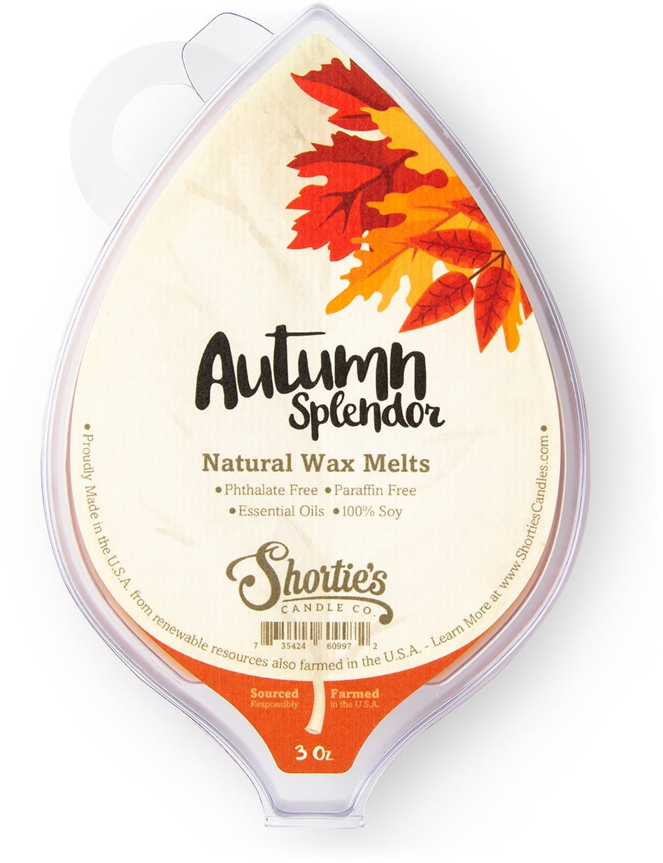Autumn Splendor Soy Wax Melts - All Natural + Essential Oils + Phthalate Free - Shortie's Candle Company