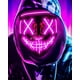 thumbnail image 2 of Máscara de Halloween, máscara de purga con luz LED, disfraz de máscara de purga, disfraz de máscara de Halloween para hombres, mujeres y niños., 2 of 5