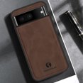 thumbnail image 5 of Nalacover Case for Google Pixel 7,Slim Luxury Premium PU Leather Non-Slip Grip Shockproof Bumper Anti-Scratch [ with Tempered Glass Screen Protector ] Cases for Google Pixel 7, Brown, 5 of 8