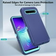 thumbnail image 4 of Phone Case for Samsung Galaxy S10 5G Cell Cover Hybrid Rugged Shockproof Hard Protective Drop Proof Full Body Slim Heavy Duty Mobile Accessories Glaxay S105G Galaxies S 10 G5 Women Men Black, 4 of 13
