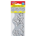 thumbnail image 5 of TREND I  Metal Silver Stars Terrific Trimmers, 39' Per Pack, 6 Packs, 5 of 5