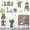 Plant Wall Decals Peel and Stick, variant on Farcauo 2 Set Dandelion Wall Decals Flower Stickers Murals Butterflies Wall Decor for Bedroom Office Bathroom Living Room Floral Wall Decals Removable Wall Art Peel and Stick Room Wall Decor