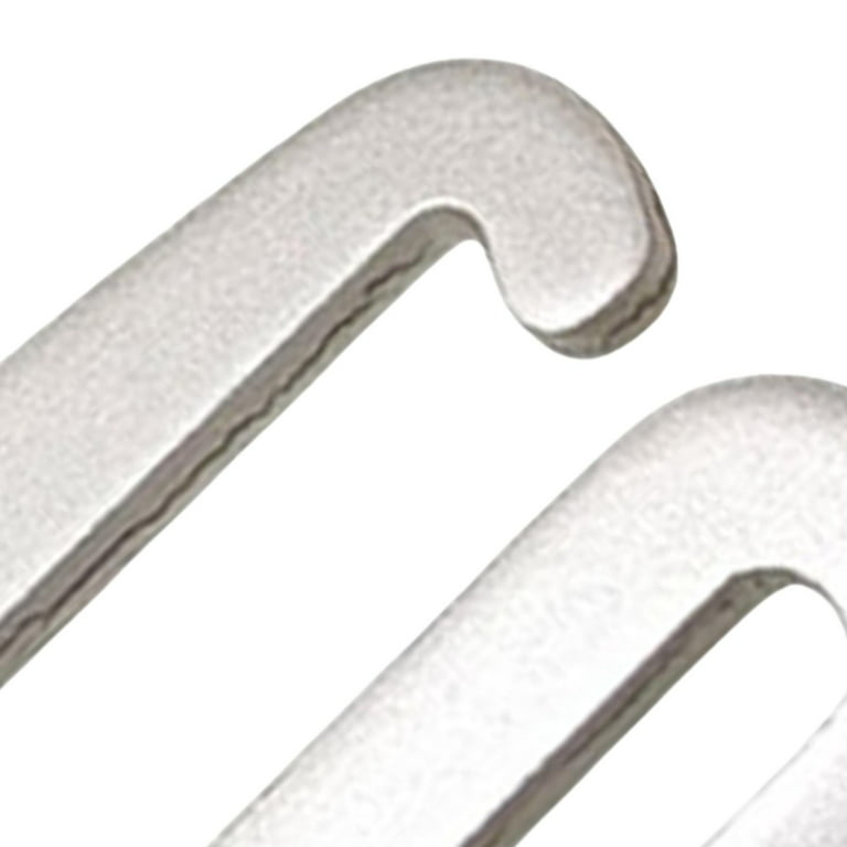 5/10Pc 19mm Metal D Ring Side Clip Buckle Webbing Bag Strap