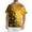 Gold_#08, variant on Iaqnaocc Christmas Scrubs for Men Plus Size V Neck Short Sleeve Casual Uniforms Xmas Tree Print Scrub Tops Funny Stretch Hawaiian Shirts with Pockets Black 4XL