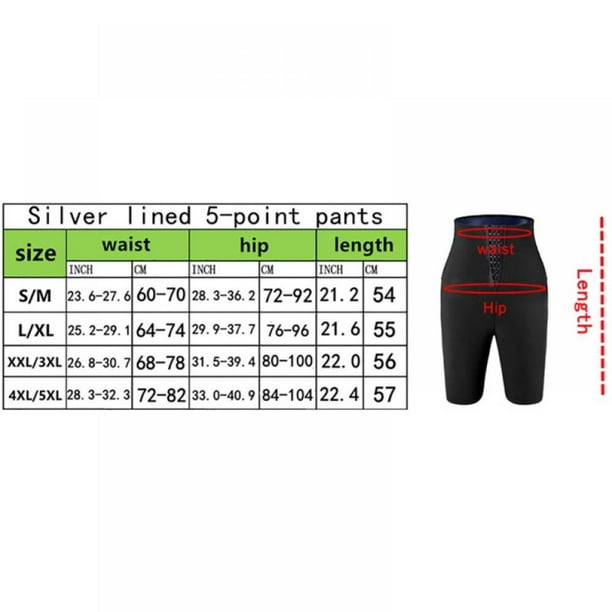 Sauna Sweat Short Pants Hot Thermo Leggings Sauna Tight Pants Compression  Hight Waist For Gym Polymer Pants Workout Fitness Exercise Body Shaper  Sauna