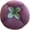 Purple, variant on Hzzsbu Green Apple Shaped Plush Throw Pillow, Cute Fruit Stuffed Cushion for Home Car Office Decor