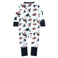 thumbnail image 3 of WIBACKER Dinosaur Cotton Pajamas for Infant Baby Boys, 2 Way Zipper Sleeper, Footed and Footless PJs, 3 of 5