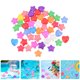 thumbnail image 2 of 80 bolas de colores del océano, con forma de estrella y corazón, para piscina, juego de fiesta., 2 of 8