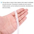 thumbnail image 4 of Uxcell Lace Trim Ribbon 30 Yards 0.39 Inch Cotton Elastic Trim for Craft,Gift Wrappers,Headbands,White Style 22, 4 of 5