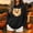 4-Black, variant on Josdec Women's Cute Animal Print Drawstring Hoodies Long Sleeve Kangaroo Pocket Casual Pullover Sweatshirt S-2XL