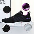 thumbnail image 3 of Chaussures de Marche Tennis à Plateforme Compensée pour Femmes Respirantes Légères Décontractées Confort Mode Espadrilles, 3 of 5