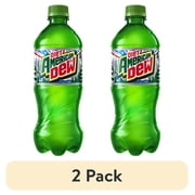 (2 pack) Diet Mountain Dew Citrus Soda Pop, 20 oz Bottle
