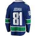 thumbnail image 3 of Men's Fanatics Dakota Joshua Blue Vancouver Canucks Home Premier Breakaway Player Jersey, 3 of 3
