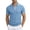 2-Blue, variant on Telankuip Men's Knit Polo Shirts 2026 Summer Short Sleeve Quarter Zipper Polo Sweater Ribbing Pure Color Stretch Slim Fit Soft Comfortable Business Casual Pullover Tops 2-White XL